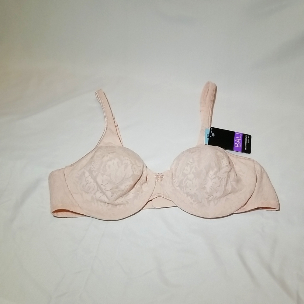 NWT underwire unlined Bali Bra 42C